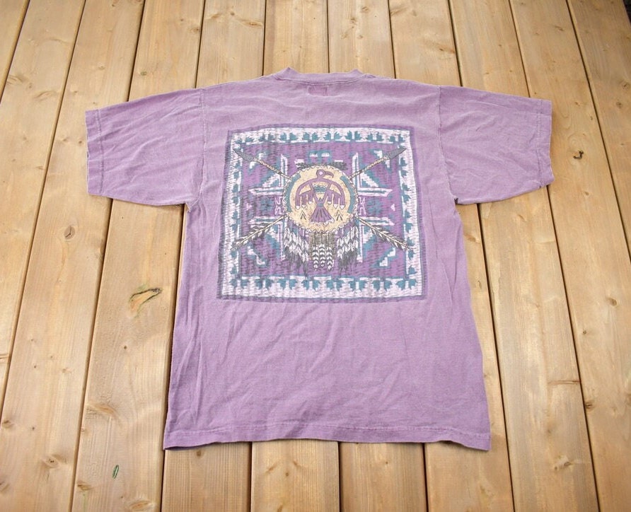 Vintage 1990s Native American Dream Catcher Souvenir T Shirt 1990s