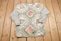 Vintage 1990 Shenanigans Hand Knitted Floral Sweater