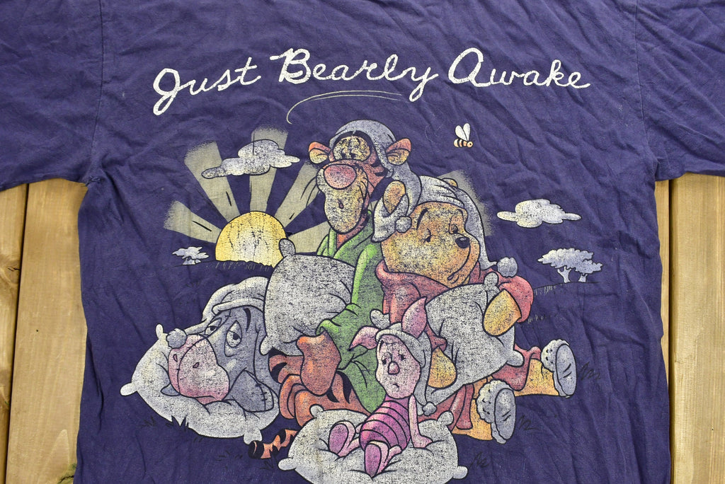 Vintage 1990s Winnie The Pooh Cartoon Pajama T-Shirt