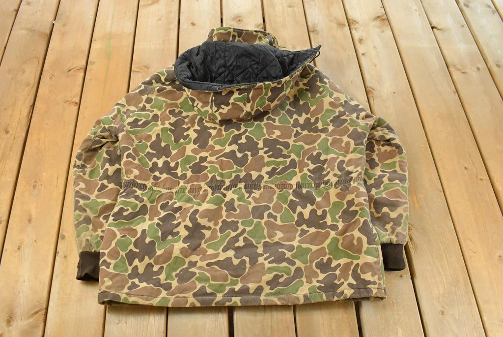 Vintage 1980s Elanco Duck Camo Parka Jacket Men's 2XL