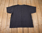 Vintage 1990s Dark Owl Theme Graphic T-Shirt Made In Canada