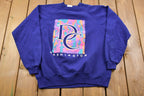 Vintage 1980s Washington DC Raglan Crewneck Sweatshirt