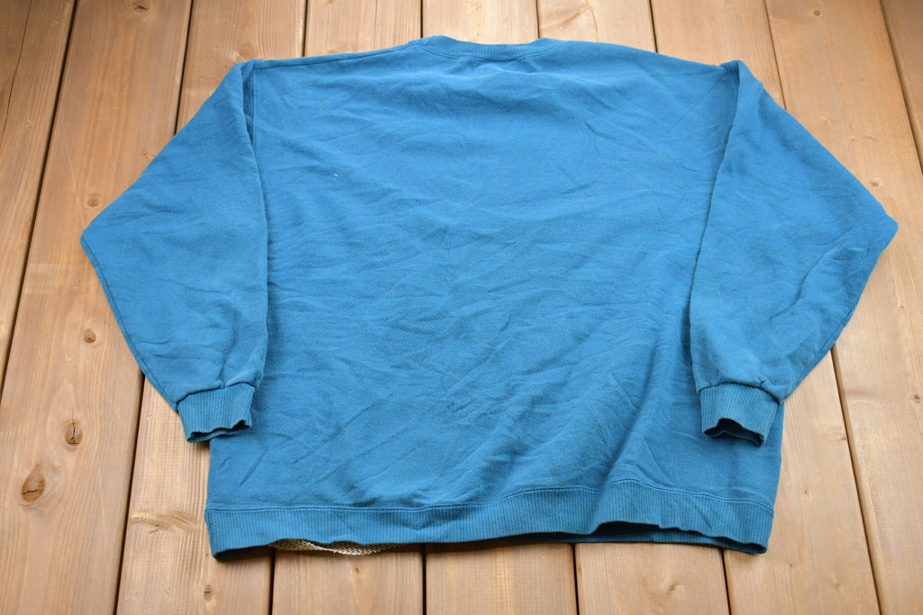Vintage 1990s Cheetah Basic Crewneck Sweatshirt