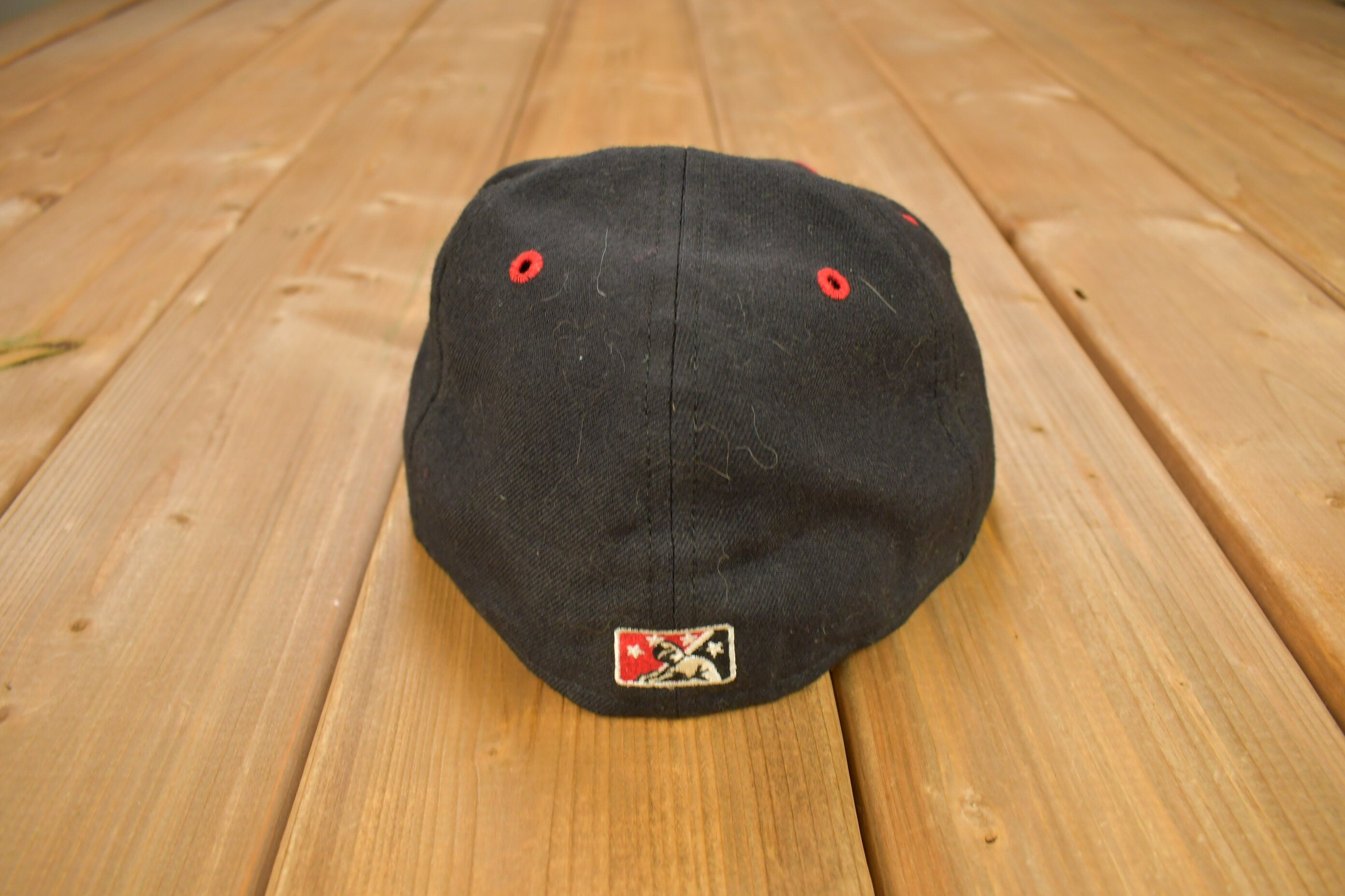 Vintage 1990s Lansing Lugnuts New Era 5950 Fitted Hat Size 7 3