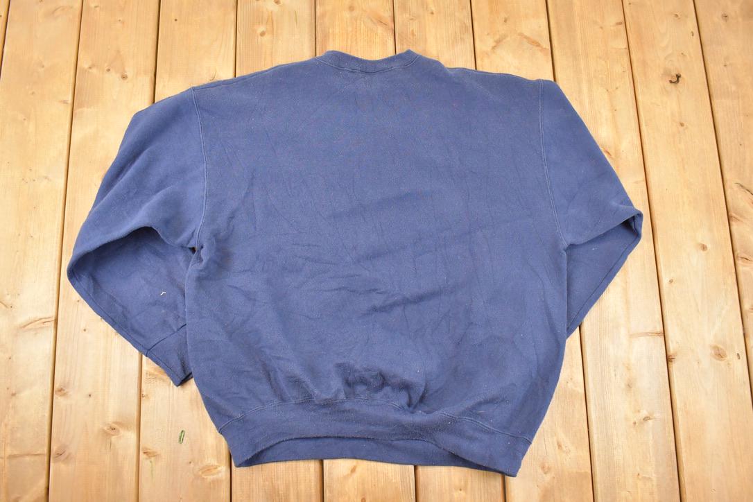 Vintage 1993 Dallas Cowboys Trench Ultra NFL Crewneck Sweatshirt Men's L