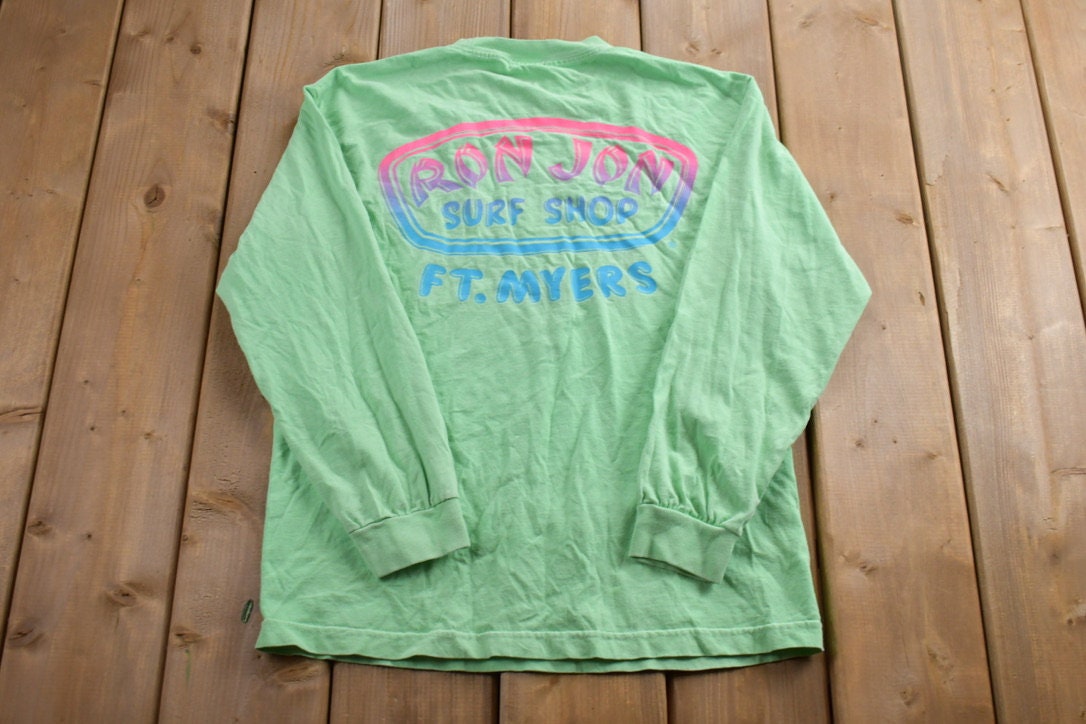 Vintage 1990s Ron Jon Surf Shop Long Sleeve T Shirt