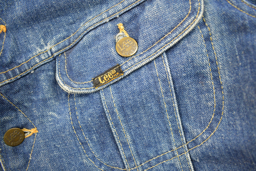 Vintage 1970s Lee Storm Riders Jean Jacket