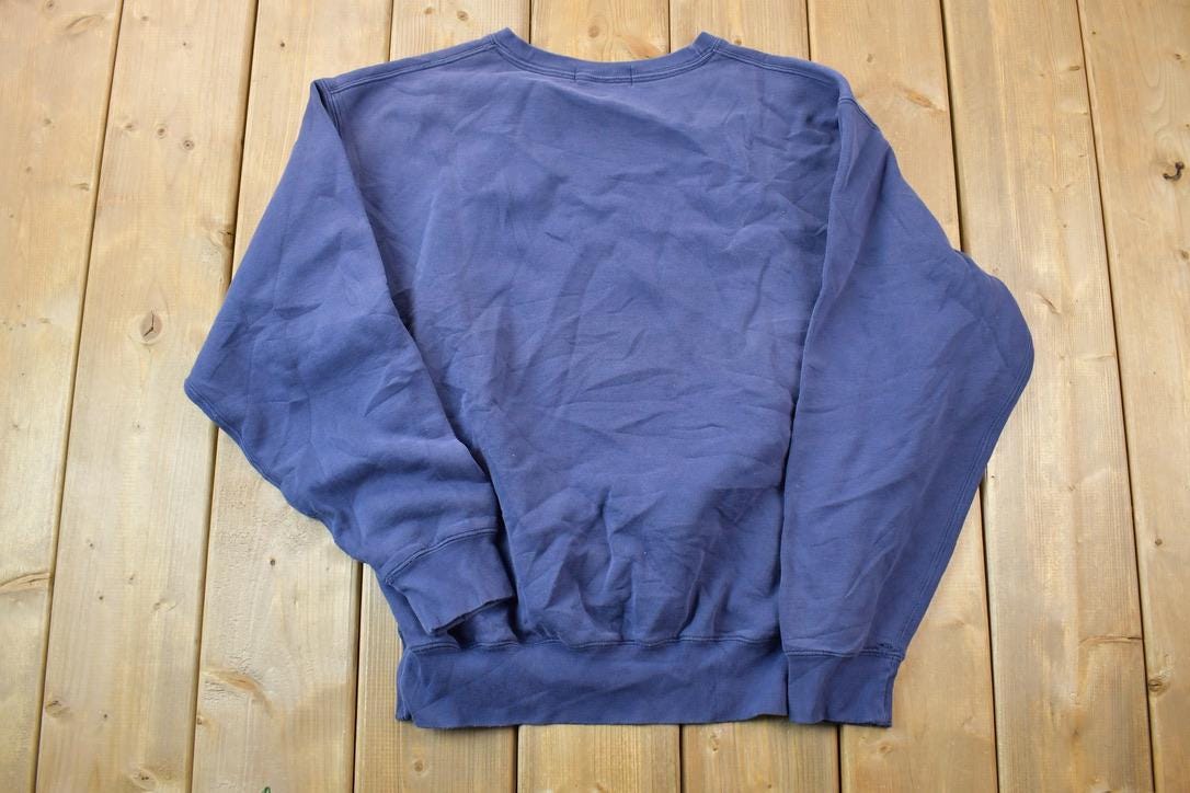 Vintage 1990s Polo By Ralph Lauren Navy Crewneck Sweatshirt