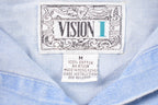 Vintage 1990s Denim Button Up Shirt  1990s Button Up  Casual Wear  Workwear  Jean Button Up