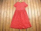 Vintage 1980s Floral Sun Dress