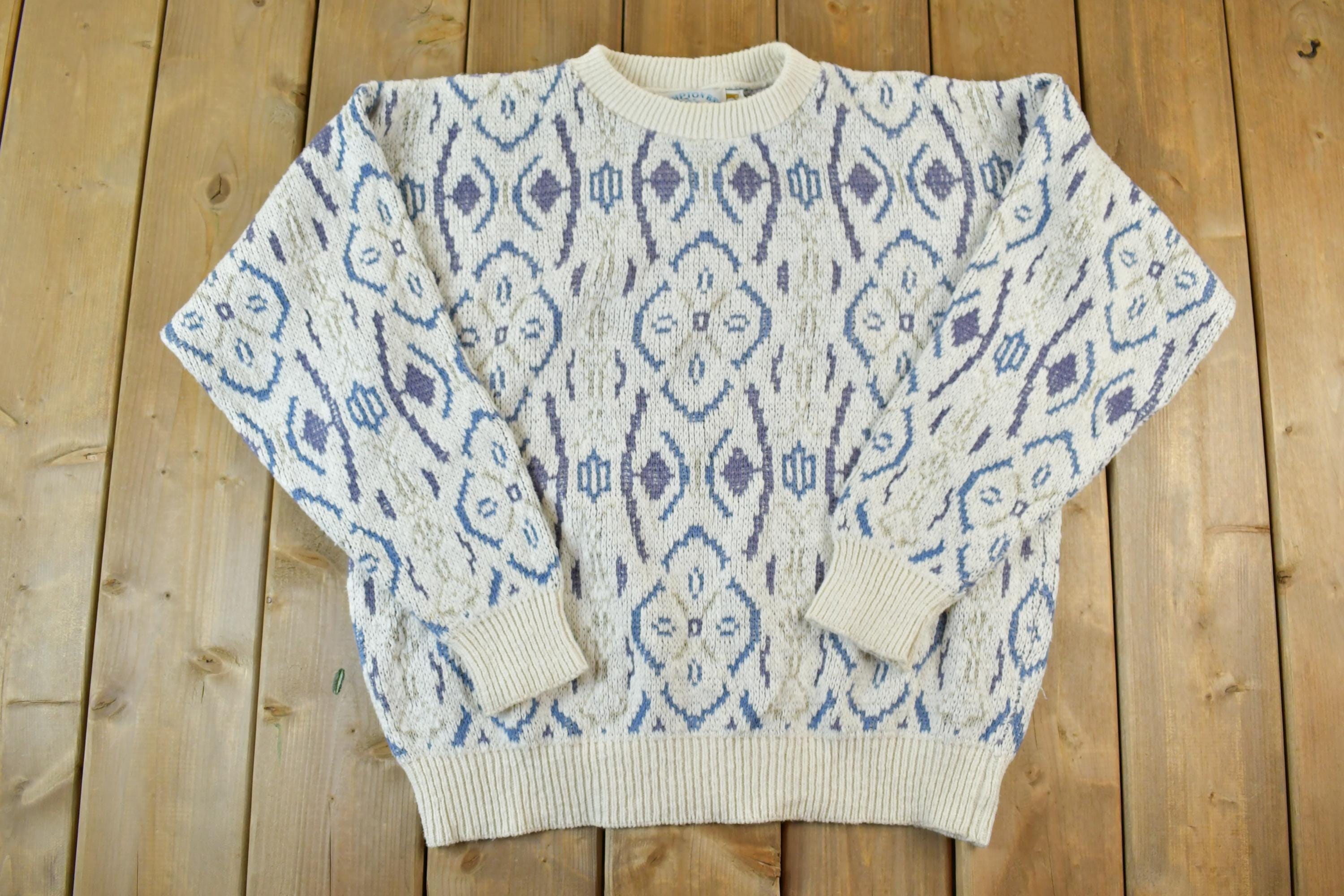 Vintage 1990s Hampton Bay Trading Company Knit Crewneck Sweater