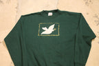 Vintage 1990s Peace On Earth White Dove Graphic