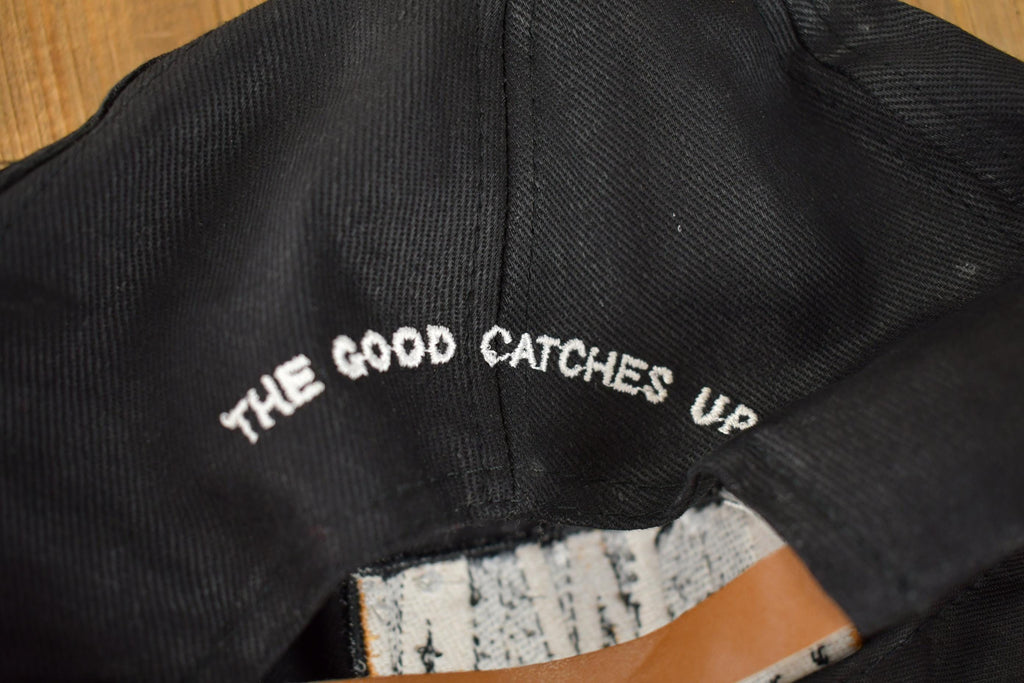 Vintage 1990s Lawerence Gowan The Good Catches Up Strap Back Hat / OSFA / 90s Hat / Vintage Snap Back / Souvenir Cap / Embroidered
