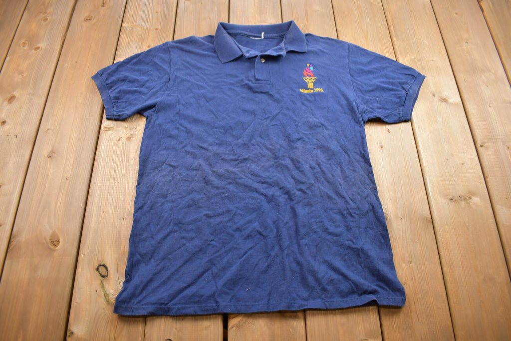 Vintage 1996 Atlanta Olympics Collared T Shirt