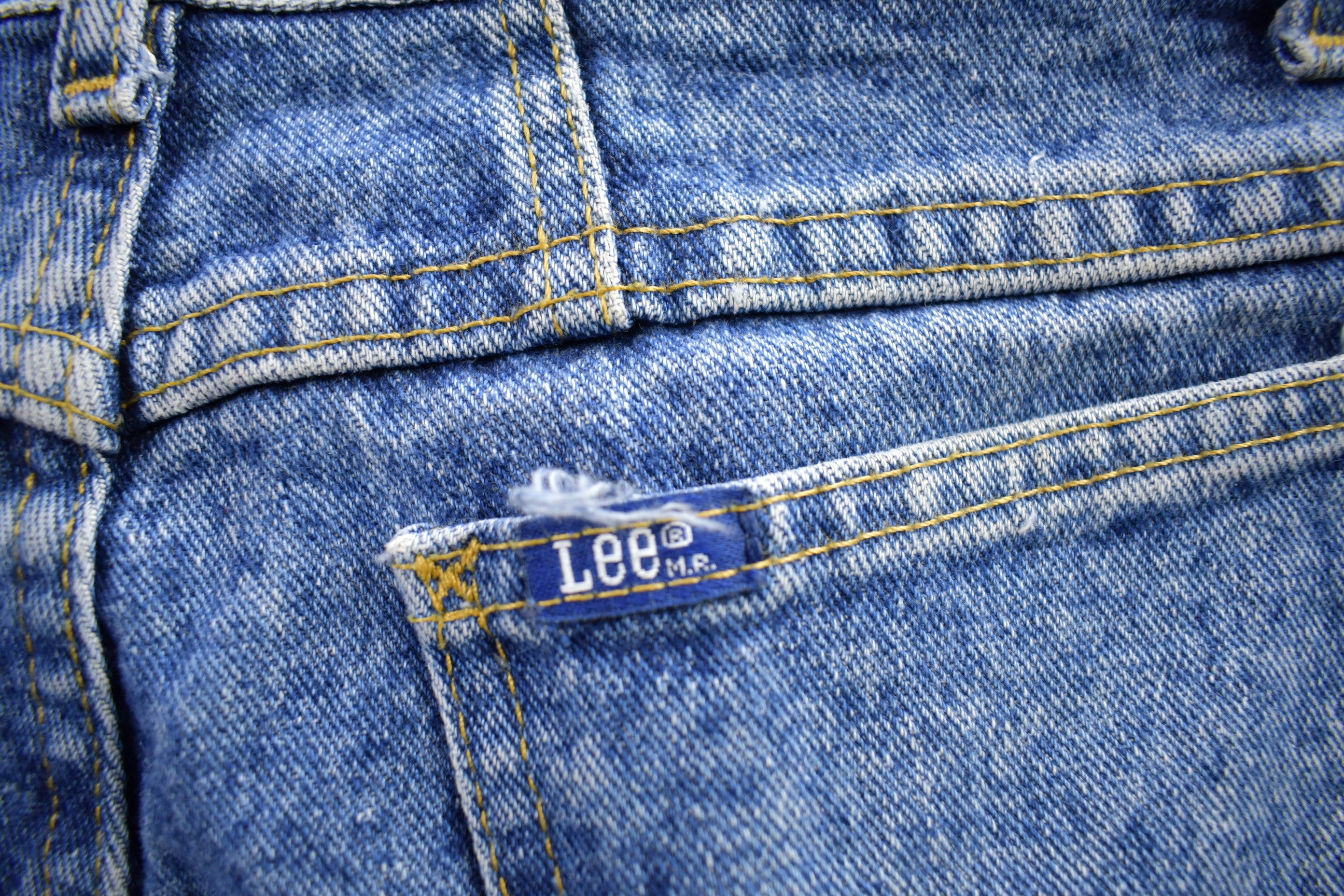 Vintage 1980s Lee Denim Jeans Made In USA Size 28x28