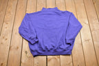 Vintage 1990s Floral Quarter Zip Sweatshirt
