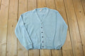 Vintage 1970s Sears Sportswear Knit Perfect Mild Distress Cardigan Sweater Made In USA