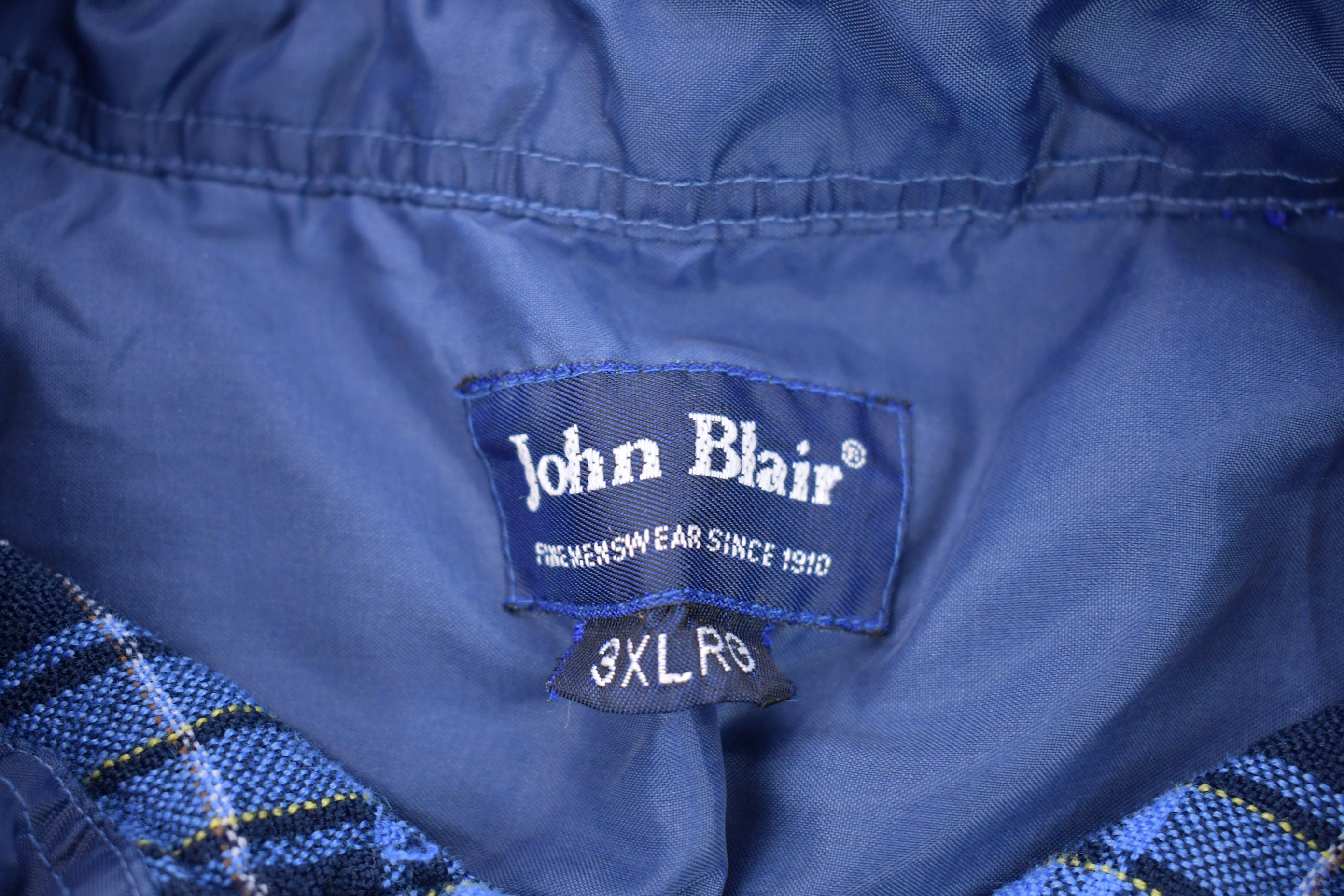 Vintage 1990s John Blair Plaid Button Up Shirt