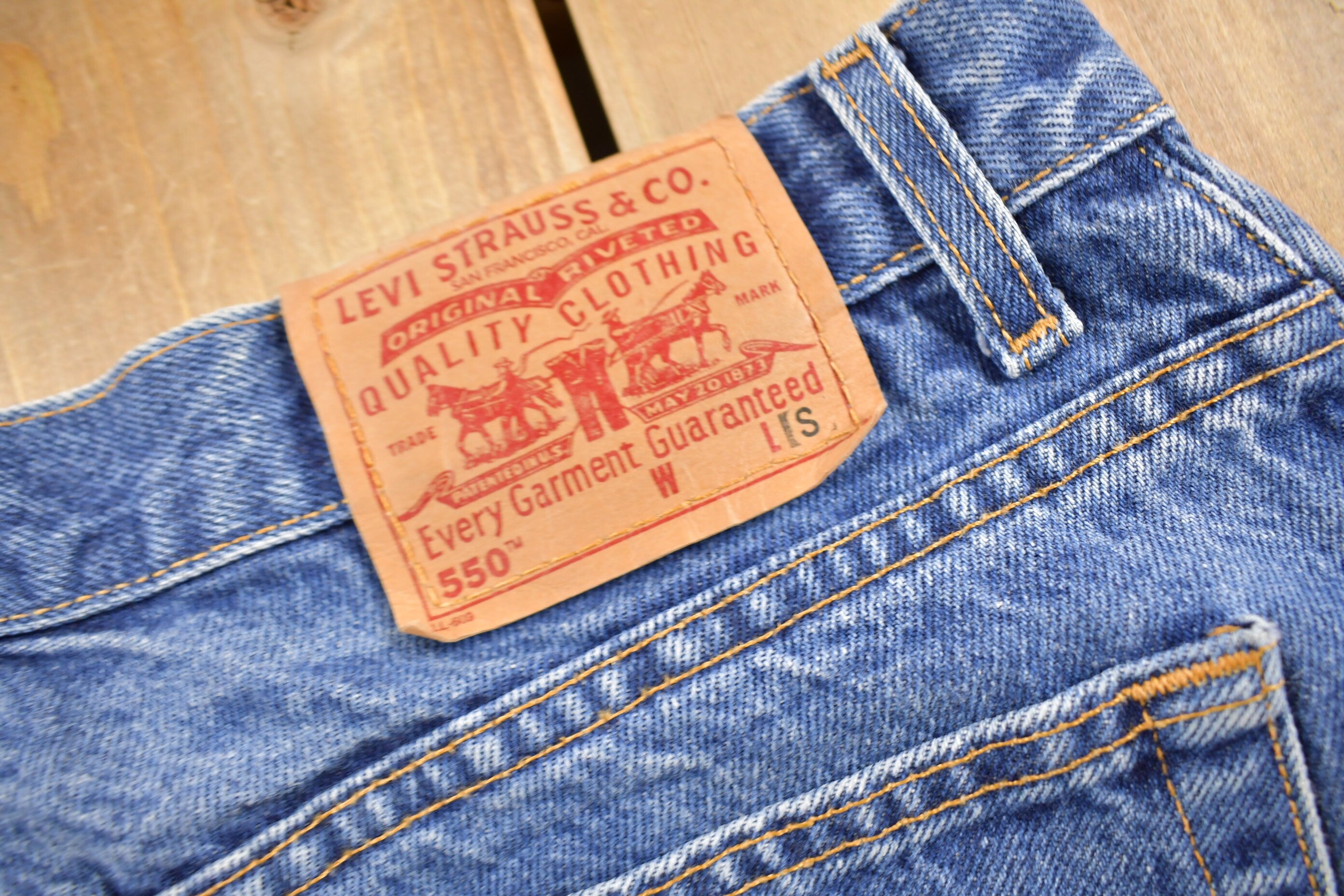 Vintage 1990s Levi's 550 Denim Women's Jeans Size 34 x 27