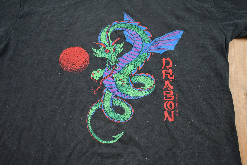 Vintage 1983 Chinese Dragon Graphic T-Shirt