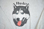 Vintage 1990s Husky Dog Crewneck Sweater Made In USA - Large