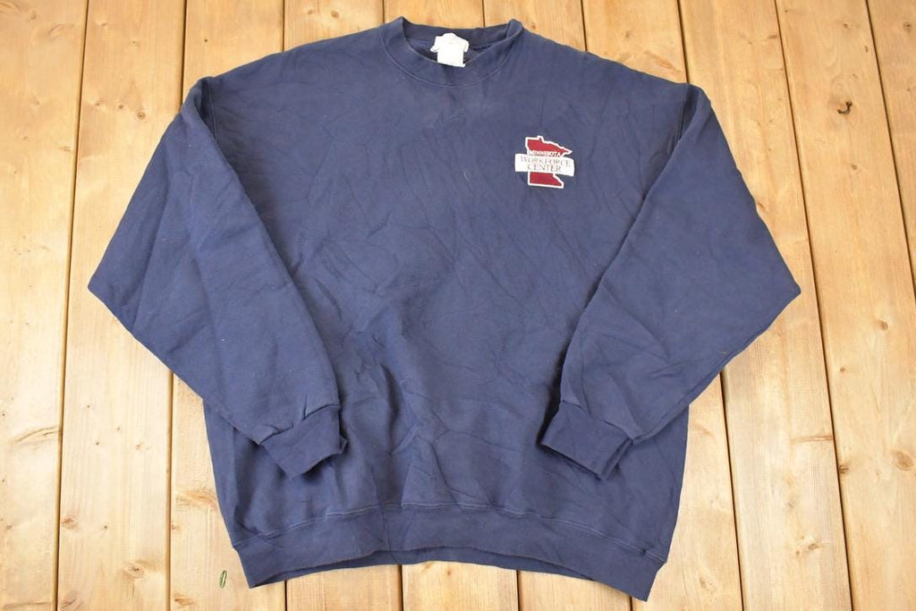 Vintage 1990s Minnesota Workforce Centre Heavyweight Crewneck Sweatshirt Men's XL