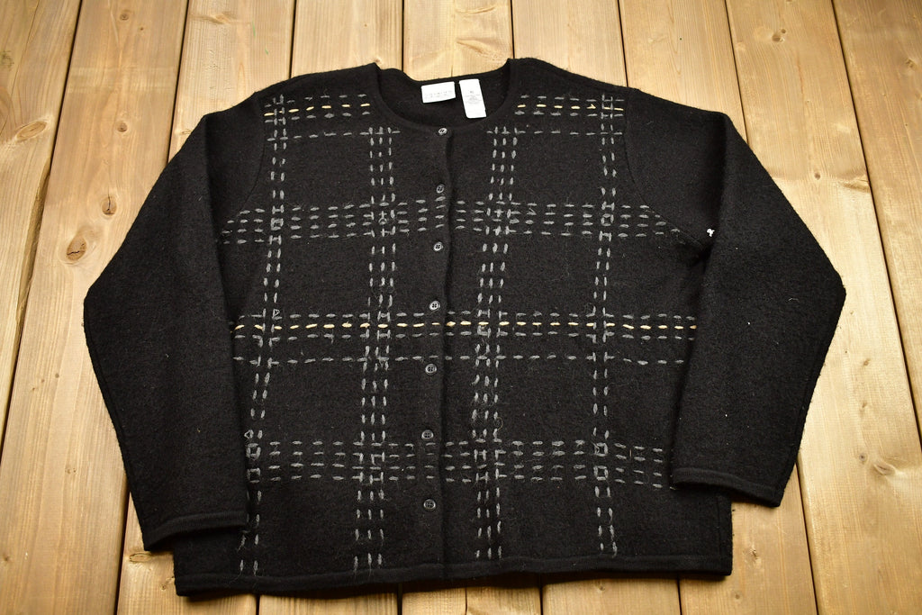 Vintage 1990s Cardigan Knitted Sweater