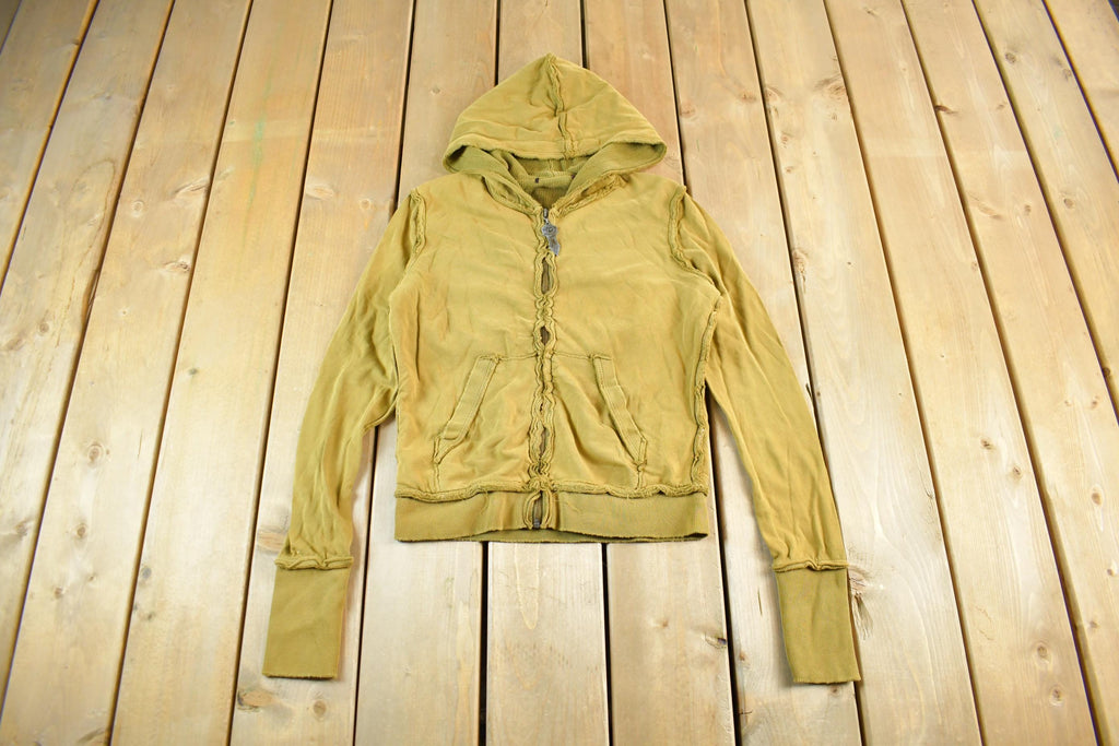 Vintage Y2K Overdyed Full Zip Hoodie Women's Small