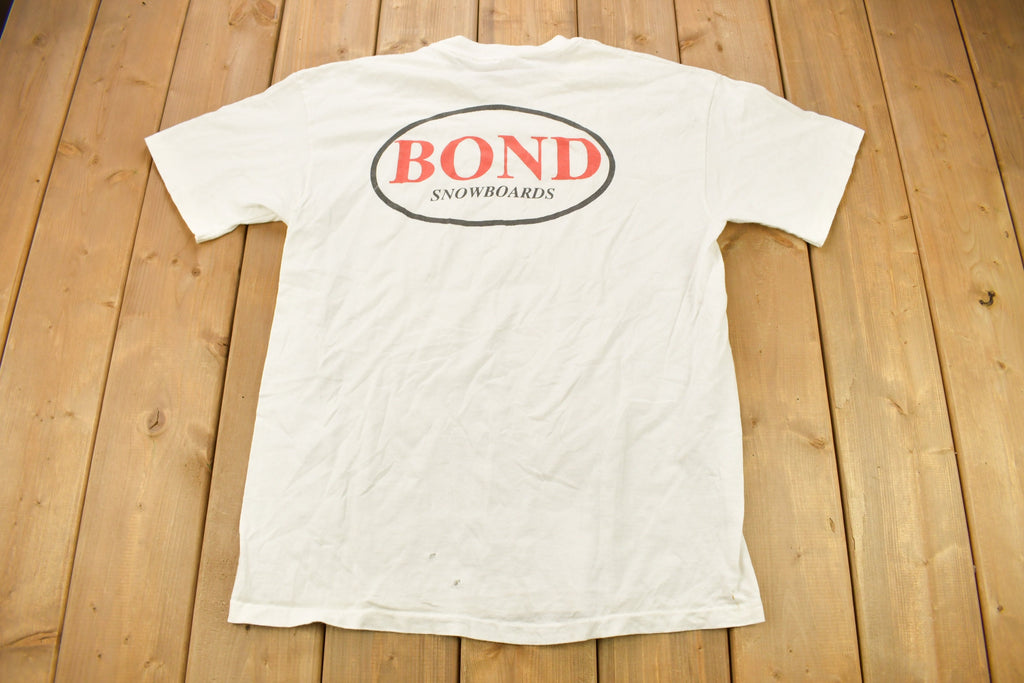 Vintage 1990s Bond Snowboards Graphic T Shirt