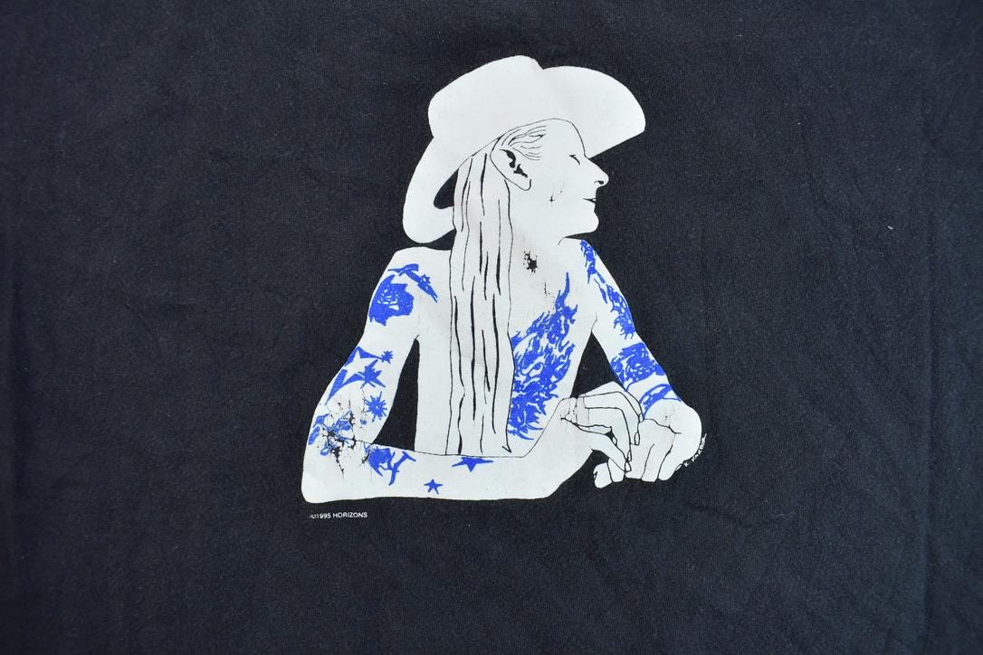 Vintage 1995 John Dawson Winter Graphic T-Shirt