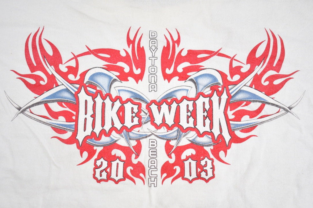 Vintage 2003 Daytona Beach Bike Week Graphic T Shirt