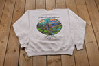 Vintage 1980s Hanes Napa Valley California Raglan Crewneck Sweatshirt
