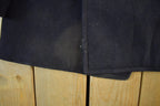 Vintage 1940s WW2 Era Naval Wool Coat Men's Small