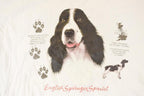 Vintage 1990s Cute Cocker Spaniel Dog Souvenir Travel T-Shirt Men's XL