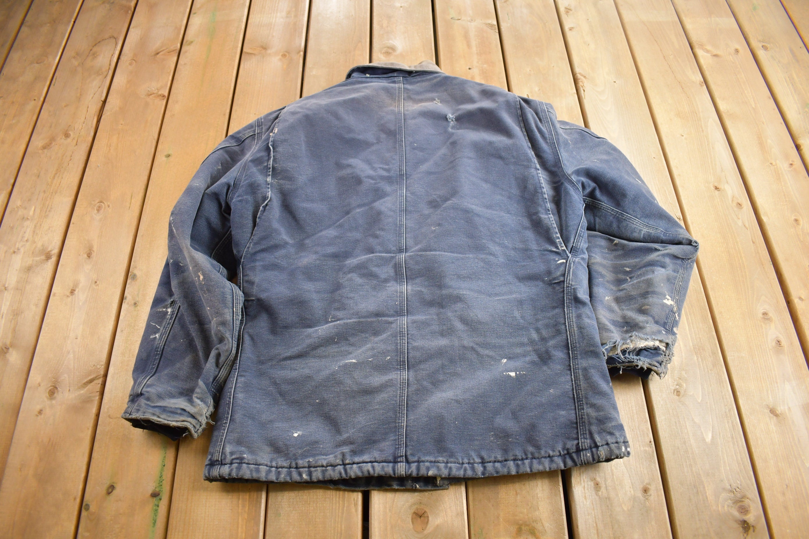 Vintage 1990s Traditional Carhartt Distressed Work Coat