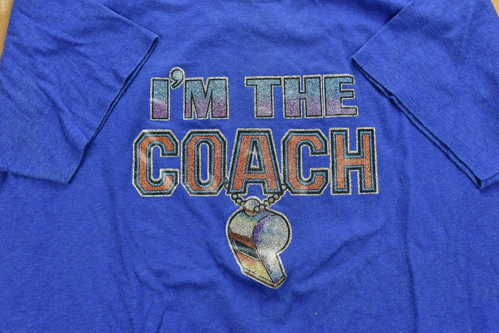 Vintage 1980s "I'm The Coach" Graphic T-Shirt