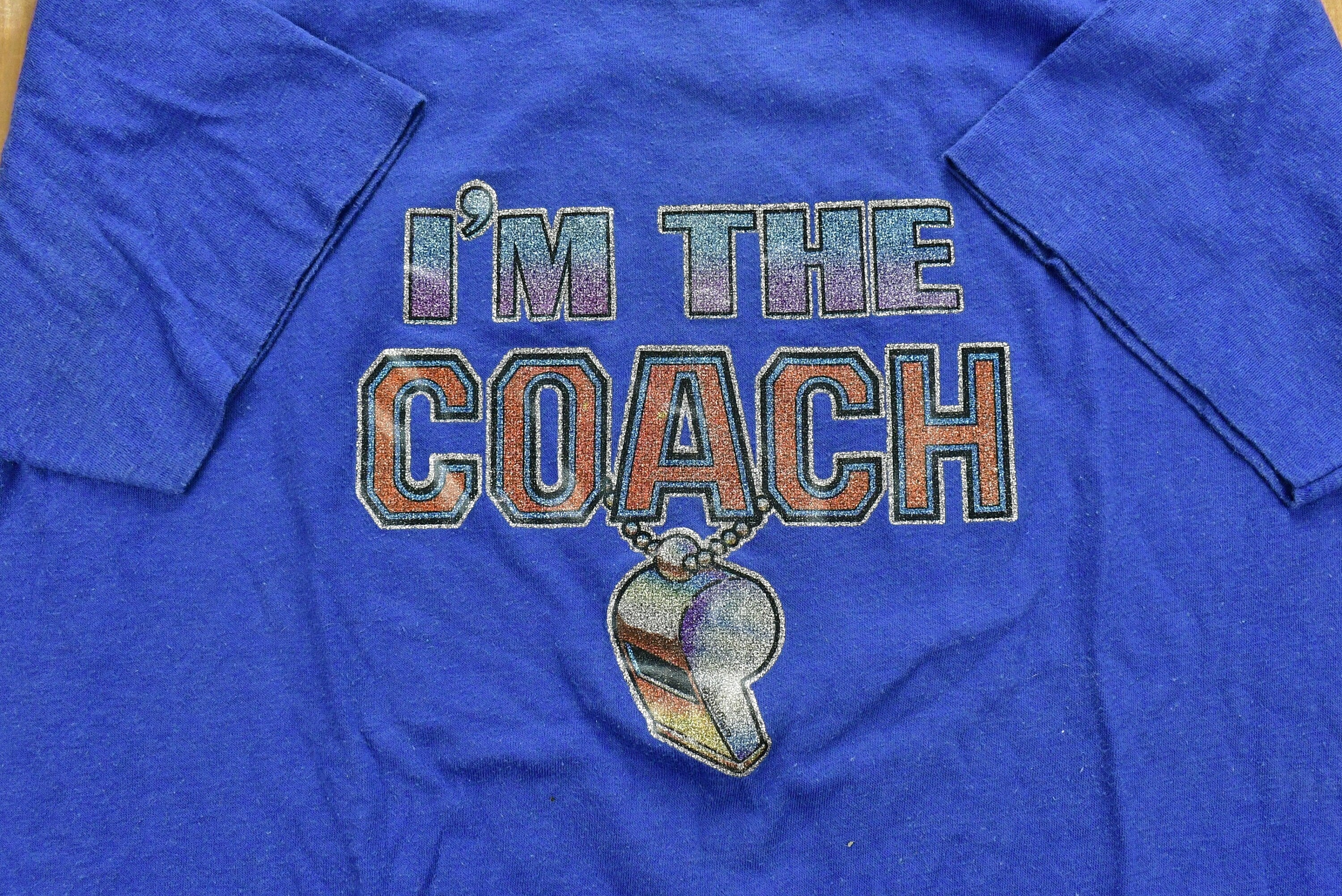 Vintage 1980s "I'm The Coach" Graphic T-Shirt