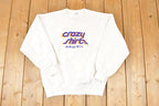 Vintage 1990s Crazy Shirt Hawaii Embroidered Crewneck Sweatshirt Men's M