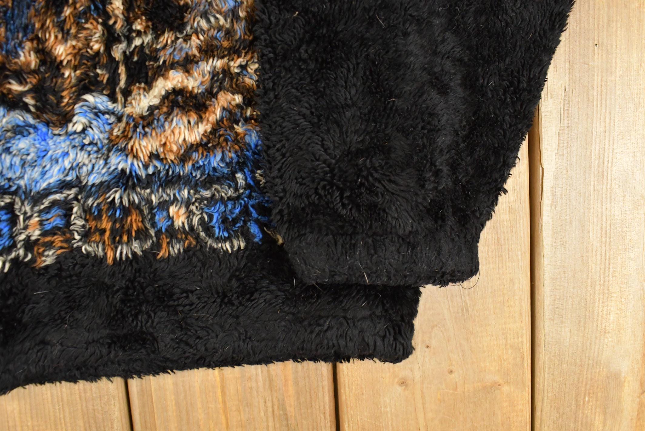 Vintage 1990s Bear Ridge Winter Wolf Theme Full Zip Fleece Sweater Jacket Men's XL
