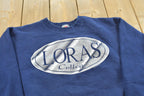 Vintage 1990s Loras College Collegiate Crewneck Sweatshirt Men's L / 90s Fruit of the Loom / NCAA Sweatshirt / Sports / Made In USA
