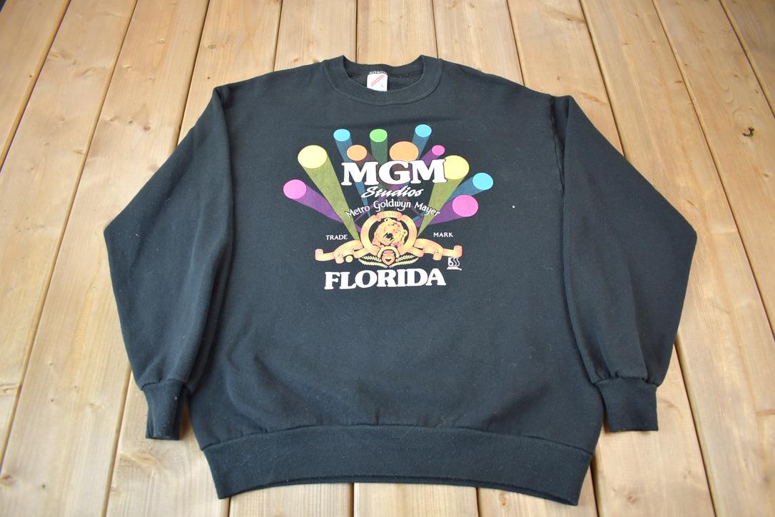 Vintage 1990s MGM Grand Florida Casino Crewneck Sweatshirt / Made In USA / Souvenir Sweater / Travel And Vacation