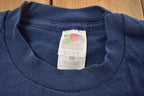 Vintage 1990s Drug Free World Graphic T Shirt