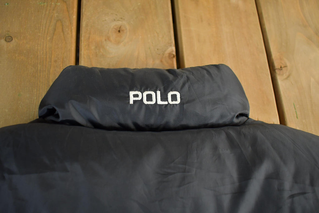 Vintage 1990s Ralph Lauren Polo Sport Down Puffer Jacket Men's Large