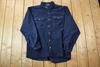 Vintage 1990s Kaid Performance Fleece Button Up Sweater