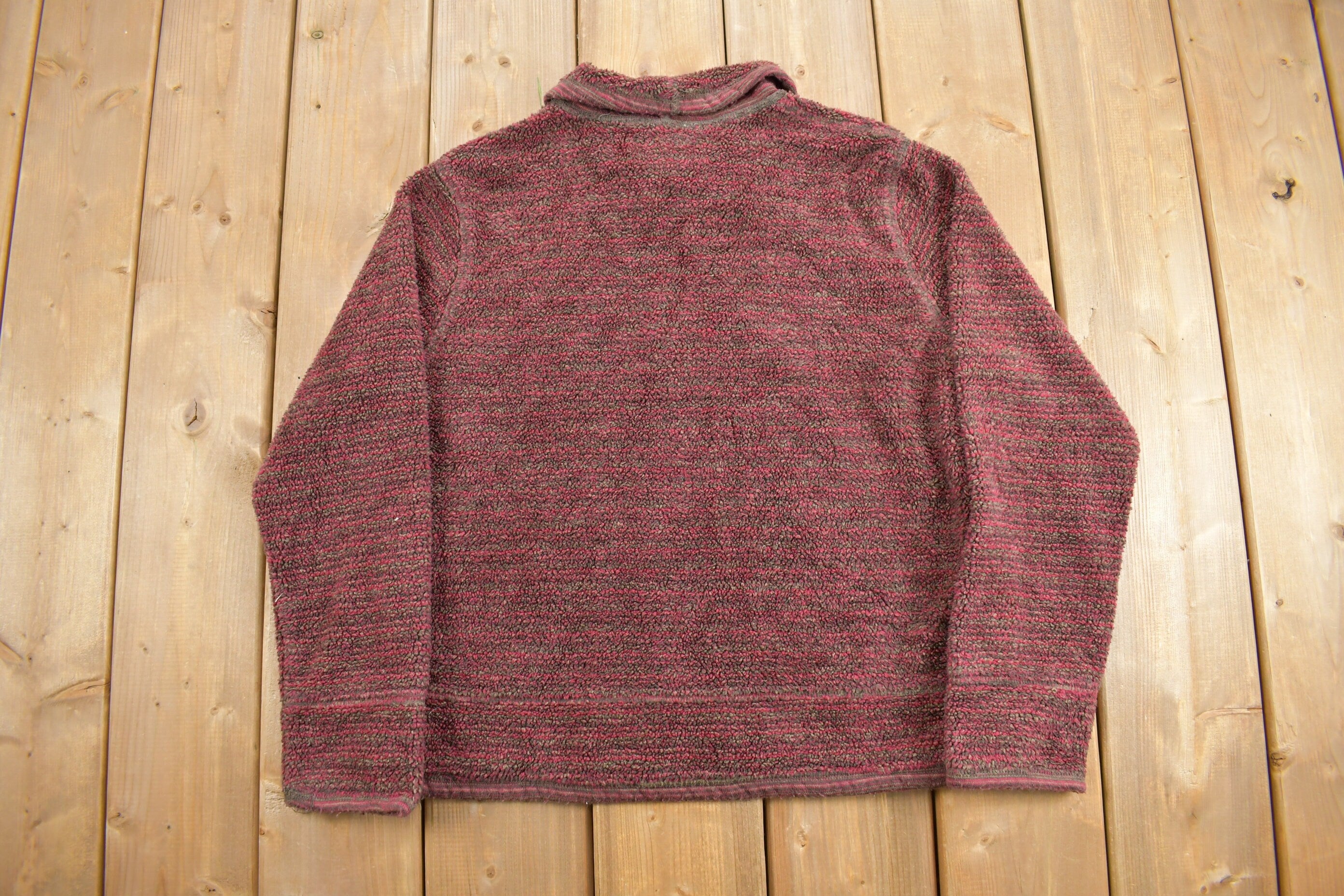 Vintage 1990s Woolrich Fleece Zip Up Sweater