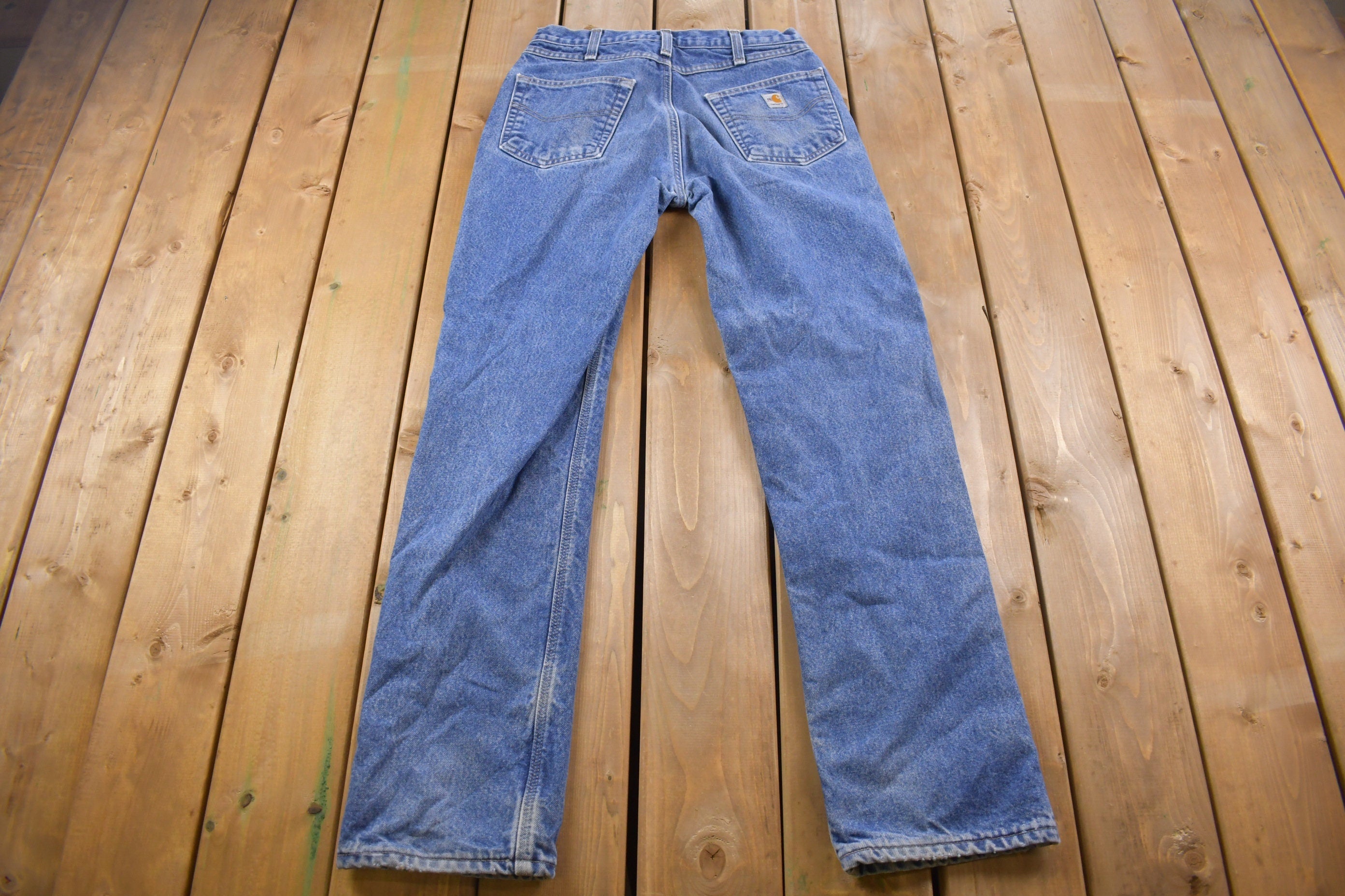 Vintage 1990s Carhartt Fire Resistant Work Pants Jeans Size 32 x 34