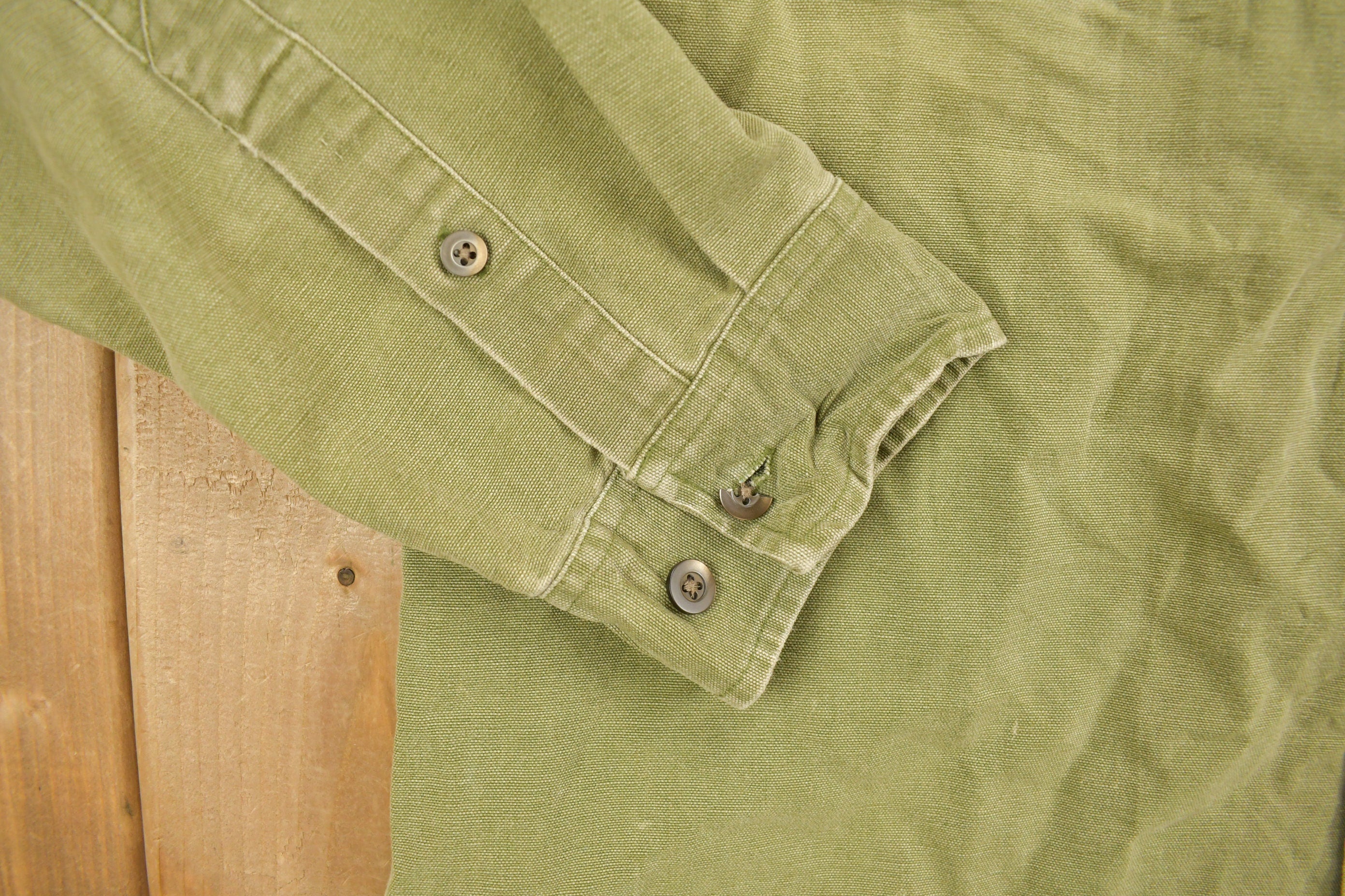 Vintage 1990s The Territory Ahead Blank Button Up Shirt