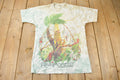 Vintage 1990s Rainforest Preserve Paradise Single Stitch Graphic Tie Dye T-Shirt Made In USA