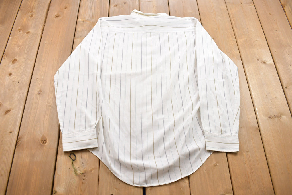 Vintage 1990s Cricketeer Button Up Dress Shirt