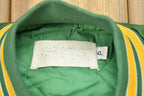 Vintage 1990s Green Bay Packers Satin Bomber Jacket